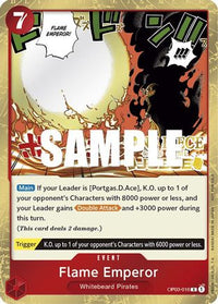 Empereur des Flammes (Judge Pack Vol. 2) [Cartes promotionnelles One Piece] 