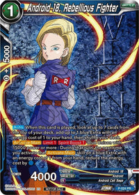 Android 18, Rebellious Fighter (Winner-Stamped) (Zenkai Series Tournament Pack Vol.5) (P-524) [Tournament Promotion Cards]