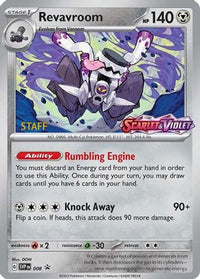 Revavroom (Prerelease) [Staff] (8) - SV Scarlet & Violet Promo Cards Holofoil