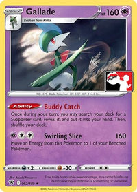 Gallade (62/189)  - Prize Pack Series Cards