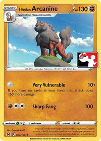 Hisuian Arcanine (84/196) - Prize Pack Series Cards