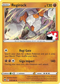 Regirock (75/189) - Prize Pack Series Cards