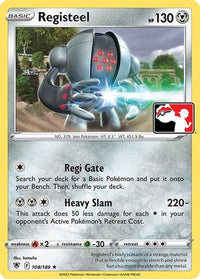 Registeel (108) - Prize Pack Series Cards