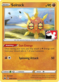 Solrock (69/159)  - Prize Pack Series Cards