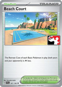Beach Court (167/198) - Prize Pack Series Cards