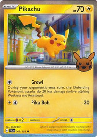 Pikachu (62/193) - Trick or Trade BOOster Bundle 2023 Holofoil