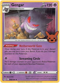 Gengar (2022 Copyright Date) (66/196) - Trick or Trade BOOster Bundle 2023 Holofoil