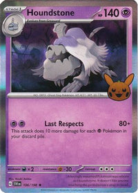 Houndstone (106) - Trick or Trade BOOster Bundle 2023 Holofoil