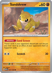 Sandshrew (27/165) - SV Scarlet & Violet 151