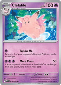 Clefable (36/165) - SV Scarlet & Violet 151