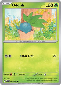 Oddish (43/165) - SV Scarlet & Violet 151