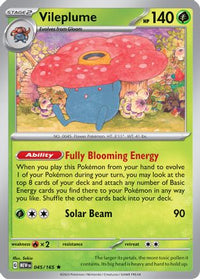 Vileplume (45/165) - SV Scarlet & Violet 151 Holofoil