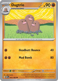 Dugtrio (51/165) - SV Scarlet & Violet 151