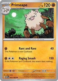 Primeape (57/165) - SV Scarlet & Violet 151