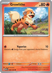 Growlithe (58/165) - SV Scarlet & Violet 151