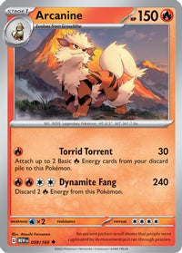 Arcanine (59/165) - SV Scarlet & Violet 151