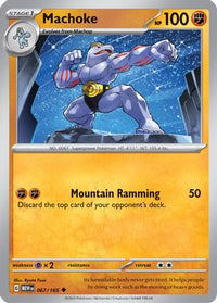 Machoke (67/165) - SV Scarlet & Violet 151
