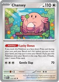 Chansey (113/165) - SV Scarlet & Violet 151 Holofoil
