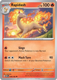 Rapidash (78/165) - SV Scarlet & Violet 151