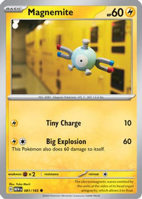 Magnemite (81/165) - SV Scarlet & Violet 151