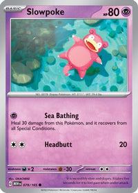 Slowpoke (79/165) - SV Scarlet & Violet 151