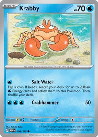 Krabby (98/165) - SV Scarlet & Violet 151