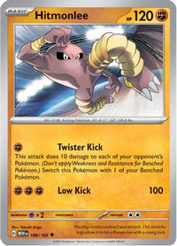 Hitmonlee (106) - SV Scarlet & Violet 151
