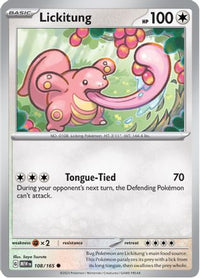 Lickitung (108) - SV Scarlet & Violet 151