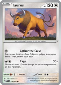 Tauros (128/165) - SV Scarlet & Violet 151
