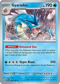 Gyarados (130/165) - SV Scarlet & Violet 151 Holofoil