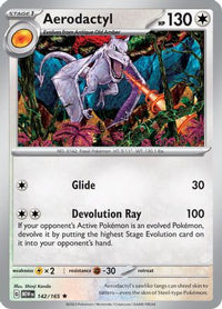 Aerodactyl (142) - SV Scarlet & Violet 151 Holofoil