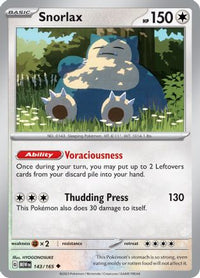 Snorlax (143/165) - SV Scarlet & Violet 151