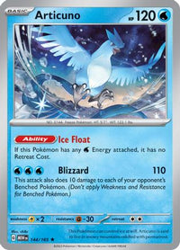 Articuno (144/165) - SV Scarlet & Violet 151 Holofoil