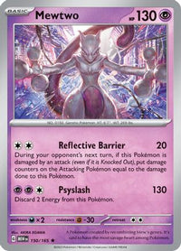 Mewtwo (150/165) - SV Scarlet & Violet 151 Holofoil