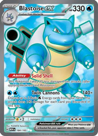 Blastoise ex (184/165) - SV Scarlet & Violet 151 Holofoil