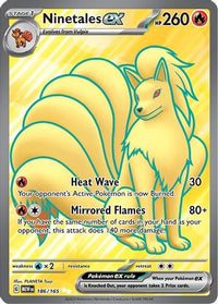 Ninetales ex (186/165) - SV Scarlet & Violet 151 Holofoil