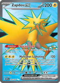 Zapdos ex (192/165) - SV Scarlet & Violet 151 Holofoil