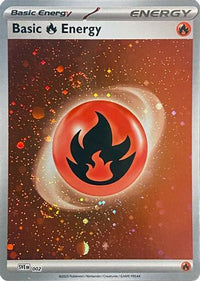 Basic Fire Energy (Cosmos Holo) (2) - SVE Scarlet & Violet Energies Holofoil