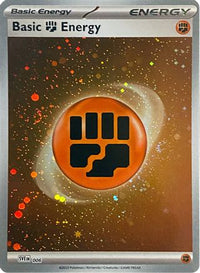 Basic Fighting Energy (Cosmos Holo) (6) - SVE Scarlet & Violet Energies Holofoil