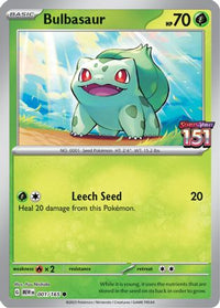 Bulbasaur (Best Buy Exclusive) (1/165) - Miscellaneous Cards & Products Reverse Holofoil