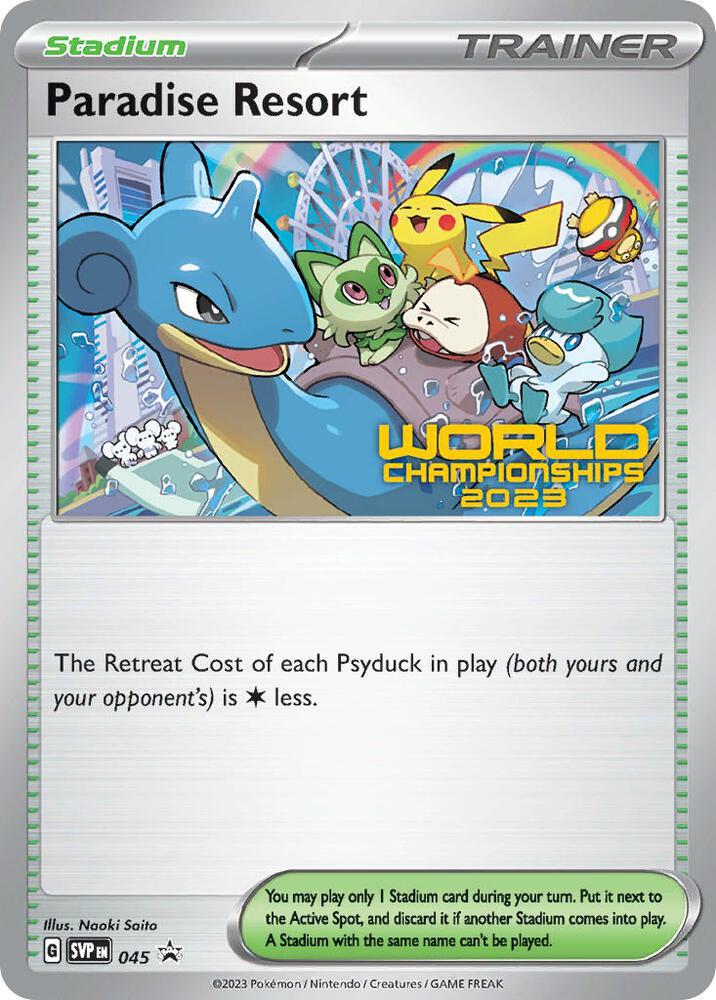 Paradise Resort (World Championships 2025) [Staff] (224) - SV Scarlet & Violet Promo Cards