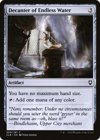 Decanter of Endless Water [Commander Legends: Battle for Baldur's Gate]