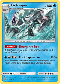 Golisopod (Cosmos Holo) (51/236) - Blister Exclusives Holofoil
