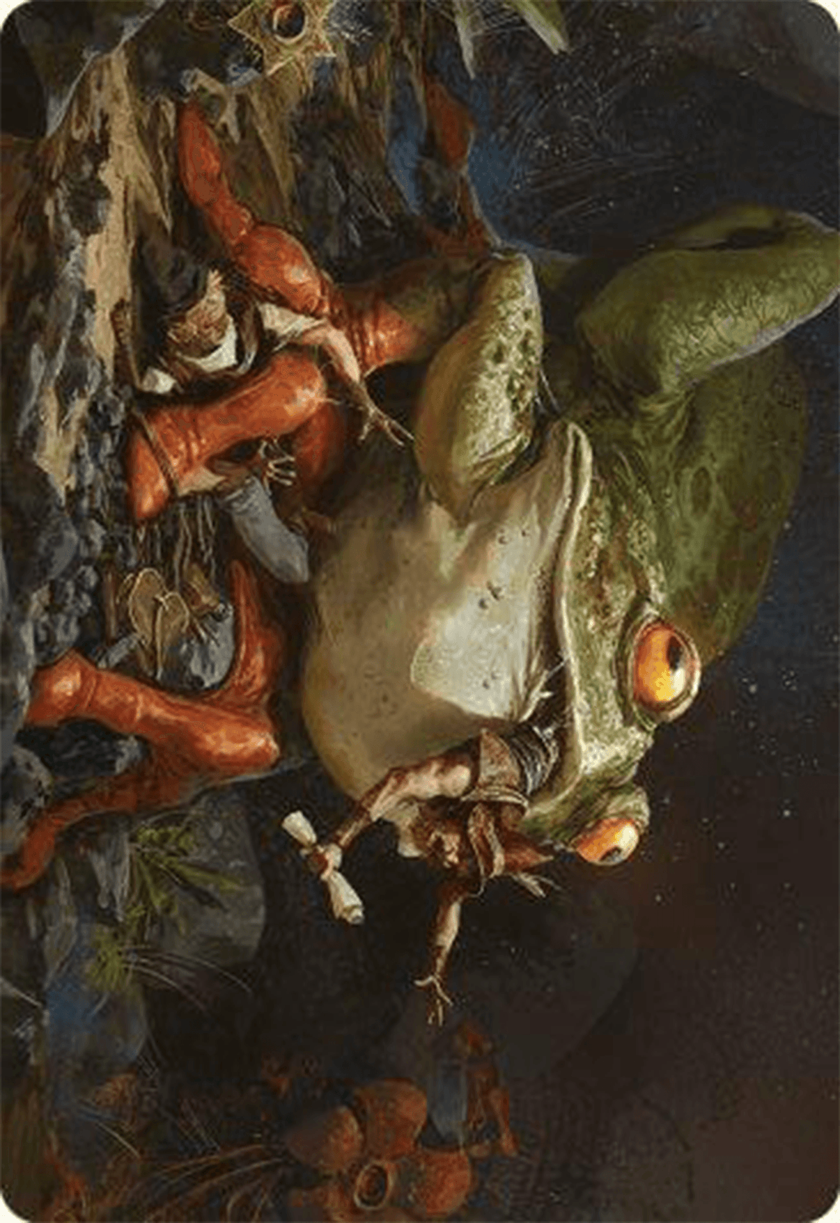 Rampant Frogantua Art Card [Modern Horizons 3 Art Series] - POKÉ JEUX