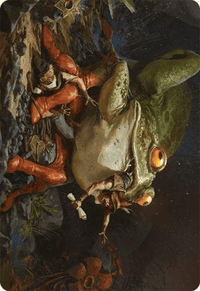 Rampant Frogantua Art Card [Modern Horizons 3 Art Series] - POKÉ JEUX