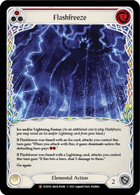 Flashfreeze [U-ELE092] (Tales of Aria Unlimited) Unlimited Rainbow Foil - POKÉ JEUX