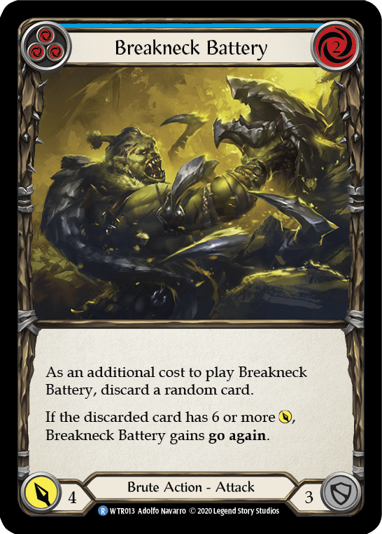 Breakneck Battery (Blue) [U-WTR013] (Welcome to Rathe Unlimited) Unlimited Normal - POKÉ JEUX