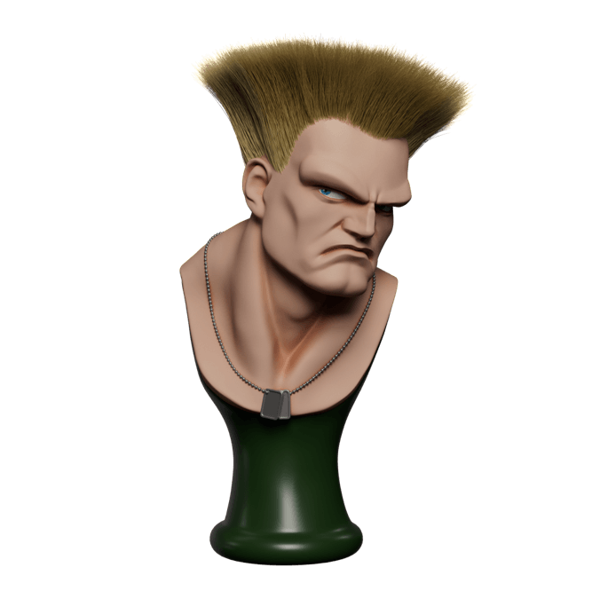STREET FIGHTER 6 GUILE Soft Dusting Brushï¼‰ (Pre-Order)