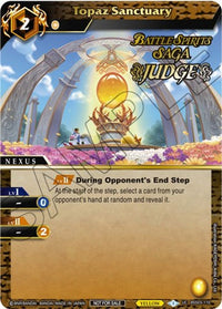 Topaz Sanctuary (Judge Pack Vol. 3) (BSS03-110) [Promotions de lancement et d'événement] 