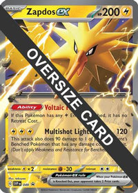 Zapdos ex (49) - Jumbo Cards Holofoil